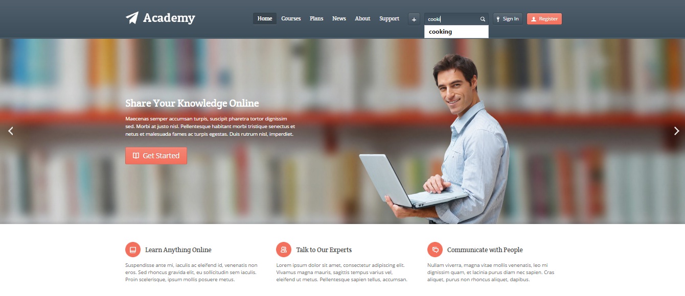 WordPress Theme: Academy