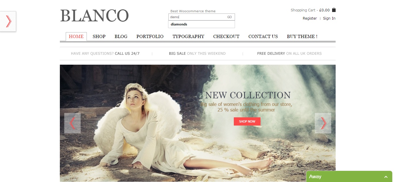 WordPress Theme: Blanco