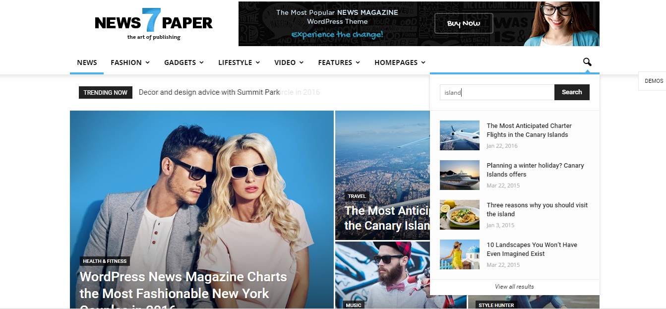 WordPress Theme: Newspaper