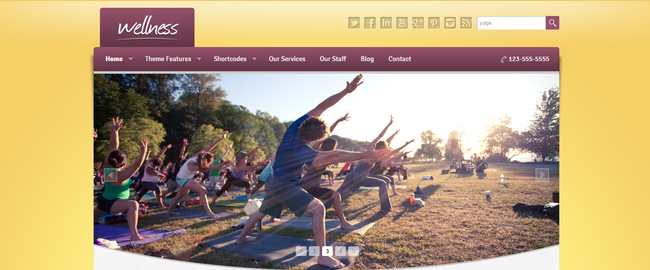 WordPress Theme: Wellness